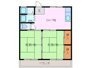 新町ハイツの物件間取画像